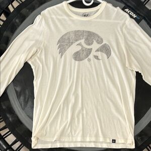 47 Brand Vintage White Long Sleeve Shirt